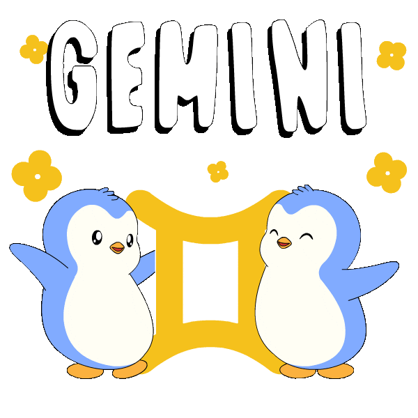Penguin Twins Sticker by Pudgy Penguins