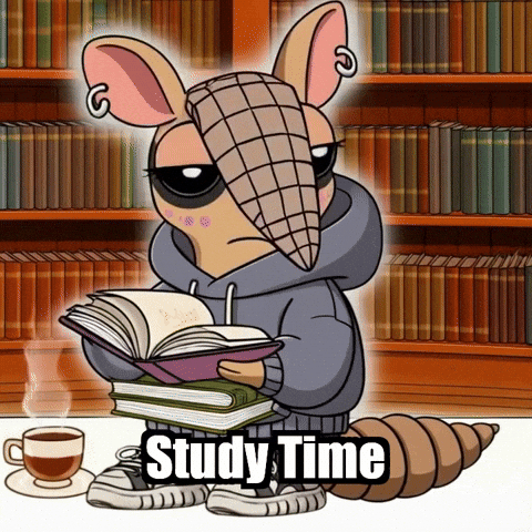 Library Studying GIF by Chillo Dillo