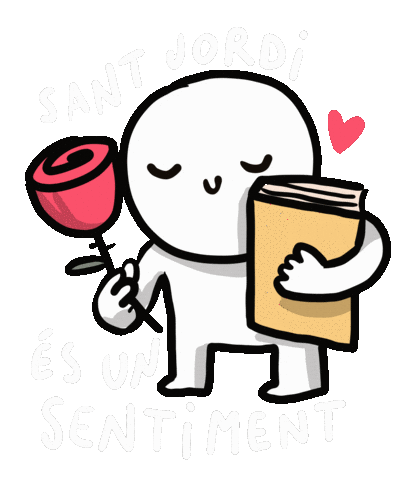 Sant Jordi Sentiment Sticker