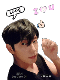 Love You Jg Sticker