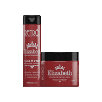 retrocosmeticos retro shampoo mascara elizabeth Sticker