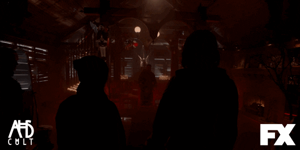 american horror story fire GIF by AHS