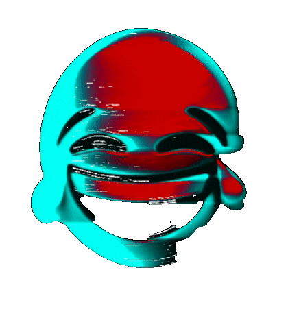 Glitch Emoji Sticker by #BASILIO