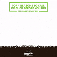 ON1Call locate dig safe ontario one call dig safe month GIF