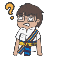 Confused Question Mark Sticker by Winnie Gu 顾韵昀