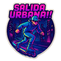 Urbana Skating Sticker by levelupescuela
