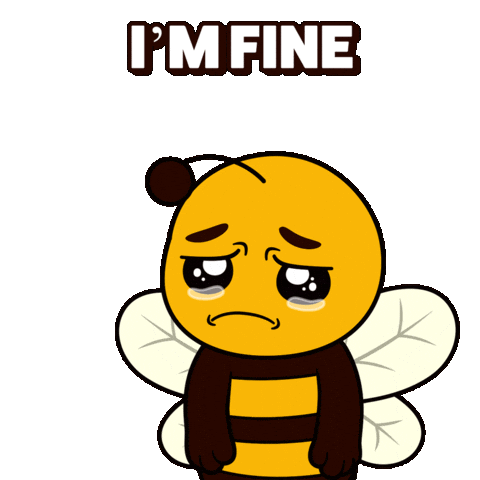 Sad Plan B Sticker by Plan Bee Studios