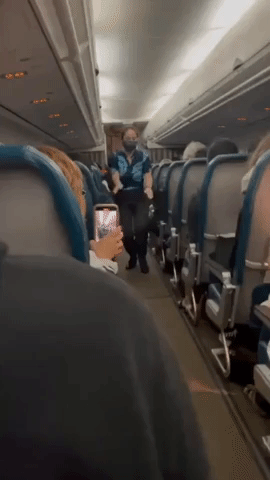 Flight Attendant Calms Delayed Passengers With Soothing Dance as Storm Hits Hawaii