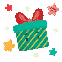 Romanato natal estrela presente panettone Sticker