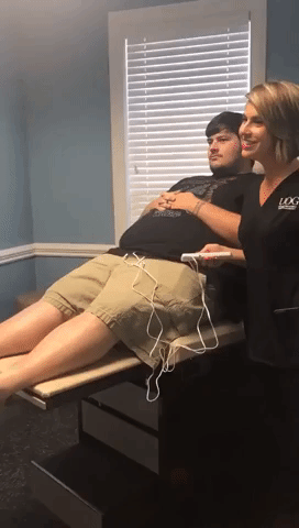 Dad-to-Be Tries out Labor Simulator, With Funny Results