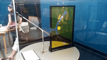 Mind-Bending Physics Demo Shows a Straight Object Pass Through a Curved Opening