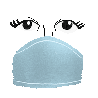 jbeamoncreative sad crying mask coronavirus Sticker