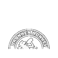 DrunkenMonkeyHostel prague hostel backpackers back packers Sticker