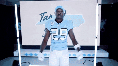 North Carolina Football GIF by UNC Tar Heels