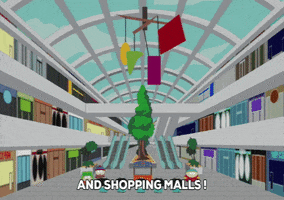 shopping mall GIF by South Park 