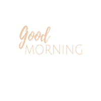 Good Morning Sticker by Heartlines Copywriting Studio