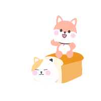 Cat Dog Sticker