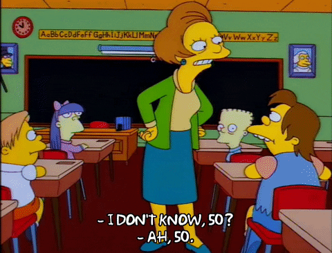 season 8 school GIF