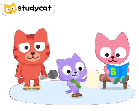 Summer Holiday Singing Sticker by Studycat language learning for kids