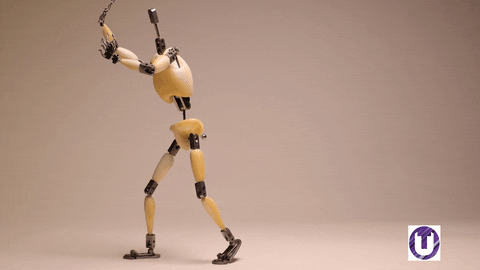 Stop Motion Falling GIF by School of Computing, Engineering and Digital Technologies