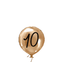 Celebrate 10 Years Sticker by Mi Vintage