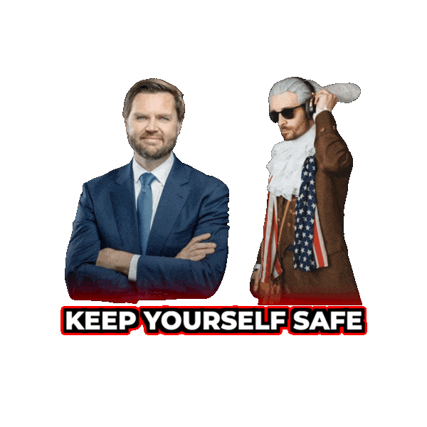 Be Safe Founding Father Sticker