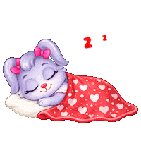 Good Night Sleeping Sticker by Lucas and Friends by RV AppStudios
