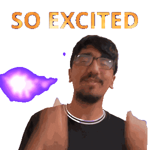 Im So Excited Sticker