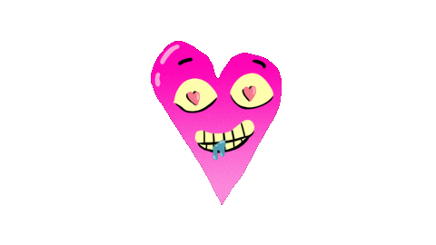 MUV_Projekt giphyupload love heart crazy Sticker