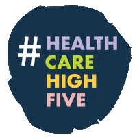 High Five Health Care Sticker by VGH & UBC Hospital Foundation