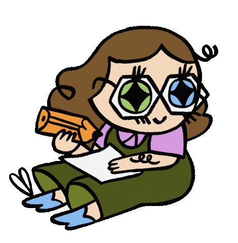 Drawing Writing Sticker by SophieMcPike