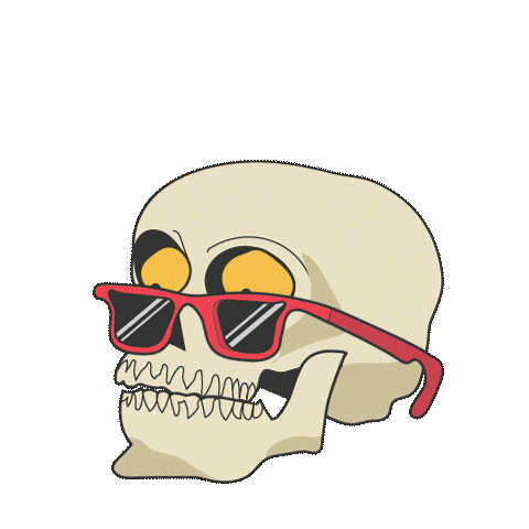 Halloween Skull Sticker by JAGO COFFEE