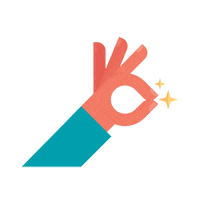 Hand Ok Sticker by Le Petit Ballon