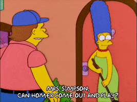 happy marge simpson GIF