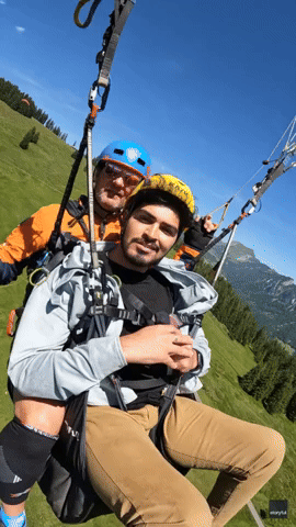 'No Screaming': Instructor Ruins Paraglider's Vibe Midair