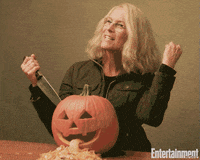 jamie lee curtis halloween GIF by Entertainment Weekly