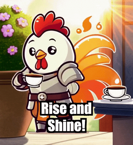 Rise And Shine Coffee GIF by Zorooster