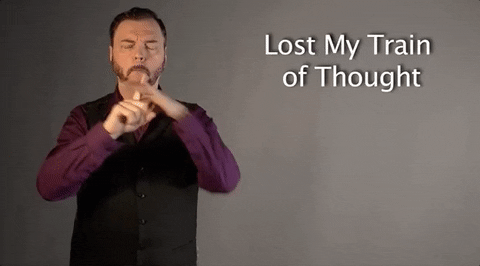 sign language lost my train of thought GIF by Sign with Robert