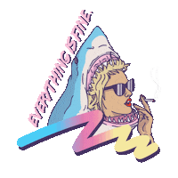 Monday Morning Eating Sticker by Kyokill