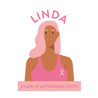 Outubro Rosa Sticker by Aneethun