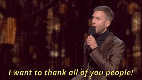 Calvin Harris Brits GIF by BRIT Awards