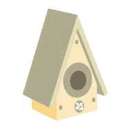 Bird House Sticker by National Trust