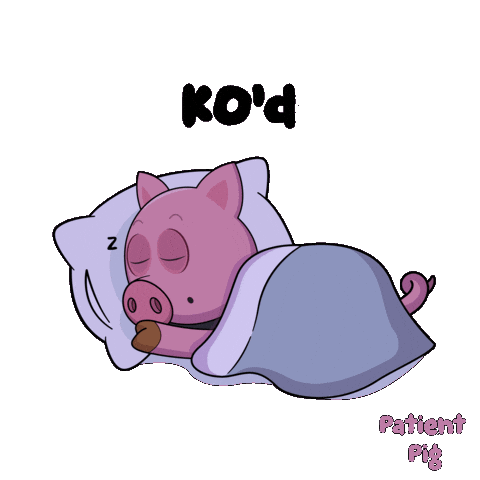 Sleepy Out Cold Sticker by VeeFriends