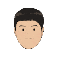 Korean Drama Smile Sticker