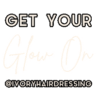 ivoryhairdressing beauty hair glow beauty salon Sticker