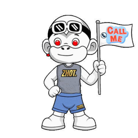 Confused Call Me Sticker by Zhot