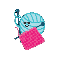 Yarn Knit Sticker by Hobbii