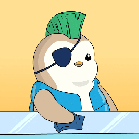 Penguin Shining GIF by Pudgy Penguins