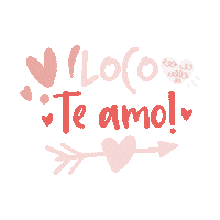 Te Amo Love Sticker