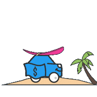 Happy Summer Sticker by Wheelzy